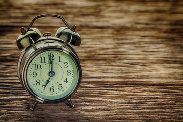 Clock at 7 O'clock in the morning.