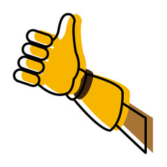 Worker glove isolated icon vector illustration graphic design