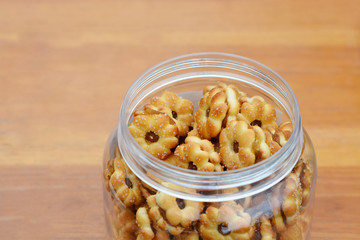 Cookies on the table.