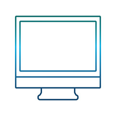 computer icon over white background vector illustration