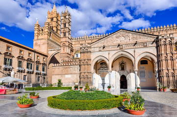 Fototapeta premium Palermo, Sicily, Italy. Norman Cathedral