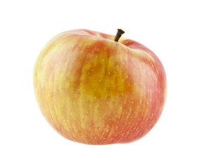 apple isolated on white background closeup