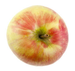 apple isolated on white background closeup