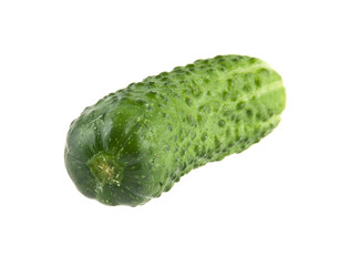 cucumbers isolated on white background closeup