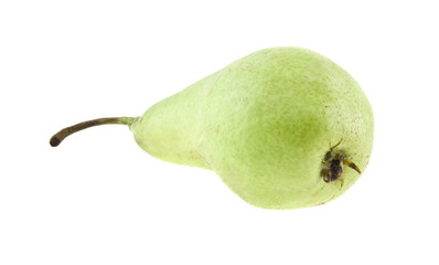 pear isolated on white background closeup