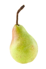 pears isolated on white background closeup