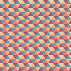 Fototapeta na wymiar Abstract geometric triangle seamless pattern
