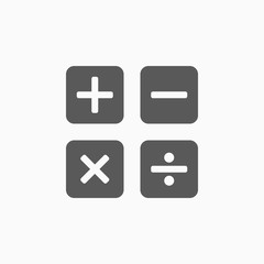 calculation, calculator icon