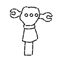 Glove holding wrench icon vector illustration graphic design