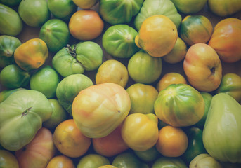 tomato red green rustic texture