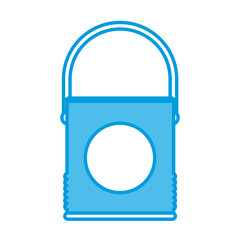 Paint bucket isolated icon vector illustration graphic design