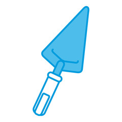 Construction spatula tool icon vector illustration graphic design