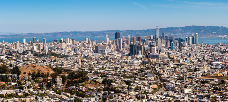 Panorama Downtown San Francisco