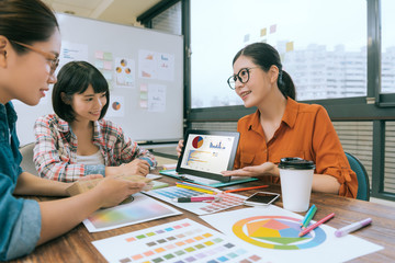 woman manager using mobile digital tablet pad © PR Image Factory