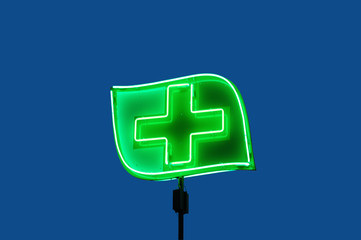 green drugstore cross