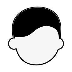 Fototapeta premium man avatar head icon image vector illustration design