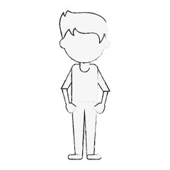 man avatar full body icon image vector illustration design
