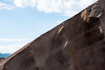 Stein und Sandstrukturen