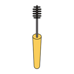 Mascara make up icon vector illustration graphic design
