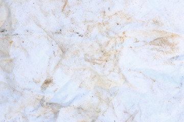 Dirty stain on different surface clothes car and cement, daily life dirty stain 