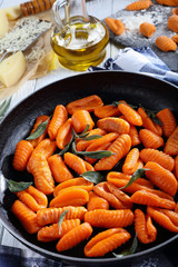 pumpkin gnocchi fried up and raw