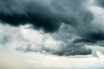 Obraz premium Storm clouds with the rain