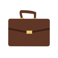 Business briefcase isolated icon vector illustration graphic design