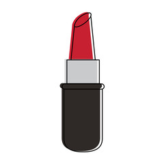 Lipstick make up icon vector illustration graphic design