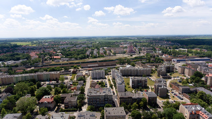 Brzeg z lotu ptaka, dron © Wojciech