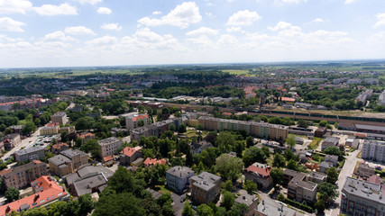 Brzeg z lotu ptaka, dron © Wojciech