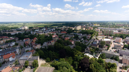 Brzeg z lotu ptaka, dron © Wojciech