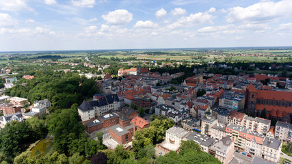 Brzeg z lotu ptaka, dron © Wojciech