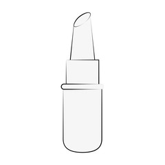 Lipstick make up icon vector illustration graphic design