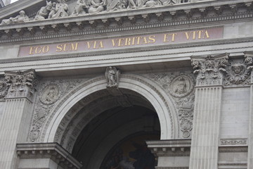 Details on St. Stephen's Basilica in Budapest, Hungary