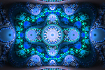 Fractal psychedelic background.
