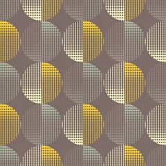Gordijnen Polka dot naadloos patroon. Halftoon textuur. Textiel rapport. © lazininamarina