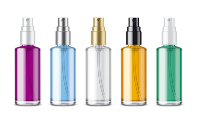 Clear Sprayer Opened Transparent Bottles