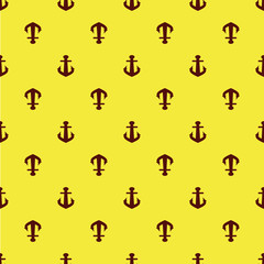 Anchor seamless pattern. Vector
