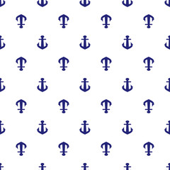 Anchor seamless pattern. Vector