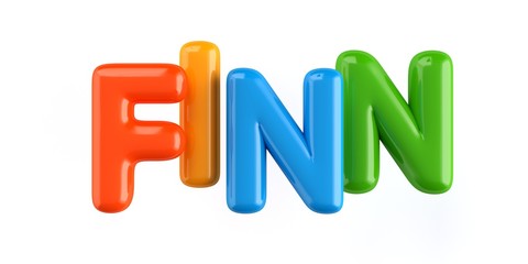 Bubbletext Name Finn