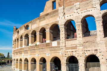 view of the colosseum in rome