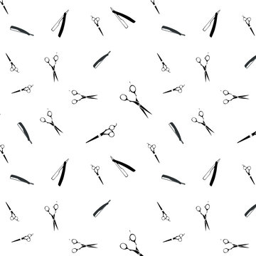 razor and scissors pattern