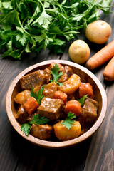 Meat stew with vegetables