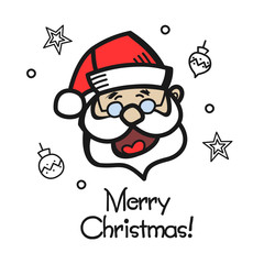 Christmas illustration hand drawn.