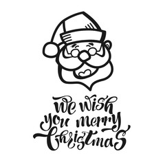 Christmas illustration hand drawn.