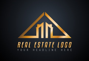 Creative Real Estate Logo design for brand identity, company profile or corporate logos with clean elegant and modern style.