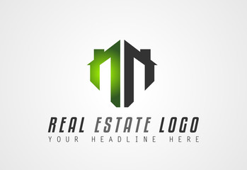 Creative Real Estate Logo design for brand identity, company profile or corporate logos with clean elegant and modern style.