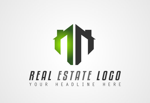 Creative Real Estate Logo design for brand identity, company profile or corporate logos with clean elegant and modern style.