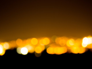 Unscharfe Lichter einer Großstadt
