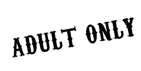 Adult Only rubber stamp. Grunge design with dust scratches. Effects can be easily removed for a clean, crisp look. Color is easily changed.